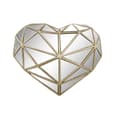 Miniatyrbillede 1 af 4: Dekorativ figur DKD Home Decor 26 x 5 x 21 cm Hjerte Gylden