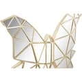 Miniatyrbillede 2 af 3: Dekorativ figur DKD Home Decor 29,5 x 4 x 28,5 cm Gylden Sommerfugl