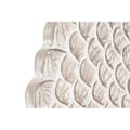 Miniatyrbillede 3 af 3: Vægdekoration DKD Home Decor Ældet overflade Natur 120 x 3 x 120 cm Hvid Indianer mand