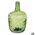 Miniatyrbillede 1 af 3: Flaske 2255/08-G Grøn Glat 8 L 22 x 37,5 x 22 cm Indretning (2 enheder)