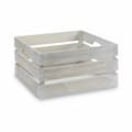 Miniatyrbillede 2 af 2: Dekorativ boks Hvid Træ 31 x 20 x 40,5 cm (9 enheder)