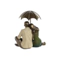 Miniatyrbillede 3 af 3: Dekorativ figur Home ESPRIT Grøn Gylden Par 15 x 11,5 x 12 cm