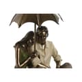 Miniatyrbillede 2 af 3: Dekorativ figur Home ESPRIT Grøn Gylden Par 15 x 11,5 x 12 cm