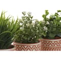 Miniatyrbillede 2 af 3: Dekorativ plante Home ESPRIT Polyetylen Cement 12 x 12 x 17 cm (3 enheder)