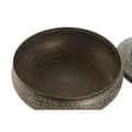 Miniatyrbillede 3 af 3: Dekorativ boks Home ESPRIT Grøn Aluminium 42 x 42 x 23 cm