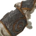 Miniatyrbillede 3 af 4: Dekorativ figur Alexandra House Living Sølvfarvet Plastik Elefant 12 x 24 x 23 cm