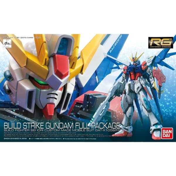 Samlerobjekter Bandai BUILD STRIKE GUNDAM FULL PACKAGE BL Blå Plastik Underholdning og animation