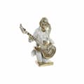 Miniatyrbild 1 av 3: Prydnadsfigur DKD Home Decor 37 x 25 x 50 cm Gyllene Vit Musiker