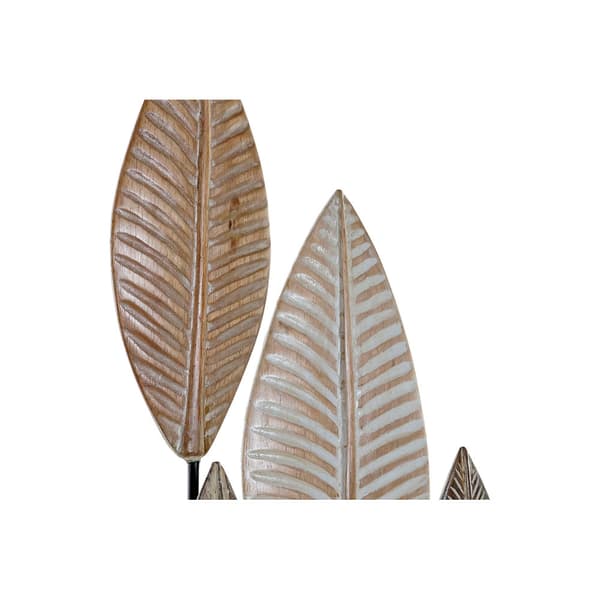 Dekorativ figur DKD Home Decor Bambus Jern Ark (33 x 10 x 81 cm)