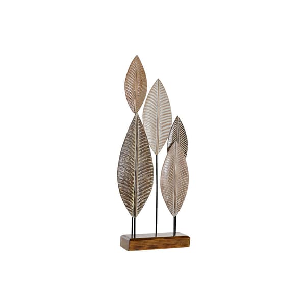 Dekorativ figur DKD Home Decor Bambus Jern Ark (33 x 10 x 81 cm)