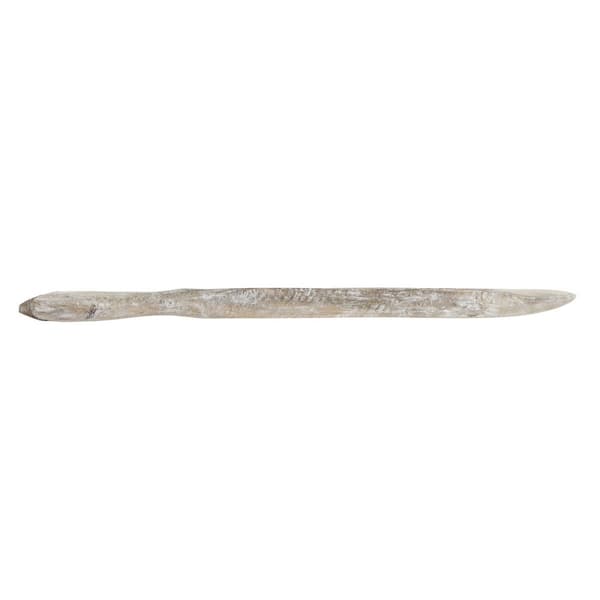 Bordsdekoration DKD Home Decor 74 x 12 x 4,5 cm Antikbehandlad Brun Fisk Medelhavs (2 antal)