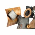 Miniatyrbillede 2 af 3: Vægdekoration DKD Home Decor Abstrakt Grå Metal Kobber Moderne Cirkler (109 x 7 x 53 cm)