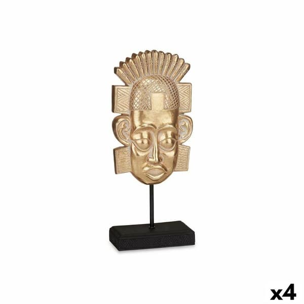 Prydnadsfigur Indier Gyllene 17,5 x 36 x 10,5 cm (4 antal)