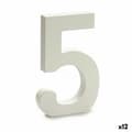 Pikkukuva 1 / 2: Numerot Pincello 5 Valkoinen 1,8 x 21 x 17 cm (12 osaa)