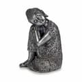 Pikkukuva 2 / 3: Koristehahmo Buddha Istuva Hopeinen 20 x 30 x 20 cm (4 osaa)