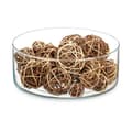 Pikkukuva 3 / 3: Set of Decorative Balls Ruskea Valkoinen (12 osaa)