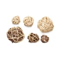 Pikkukuva 2 / 3: Set of Decorative Balls Ruskea Valkoinen (12 osaa)