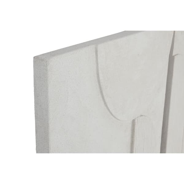 Väggdekoration Home ESPRIT Vit Modern 80 x 5 x 120 cm (2 antal)