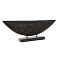 Miniatyrbillede 1 af 4: Dekorativ figur Home ESPRIT Brun Sort Kolonistil 66 x 8 x 23 cm