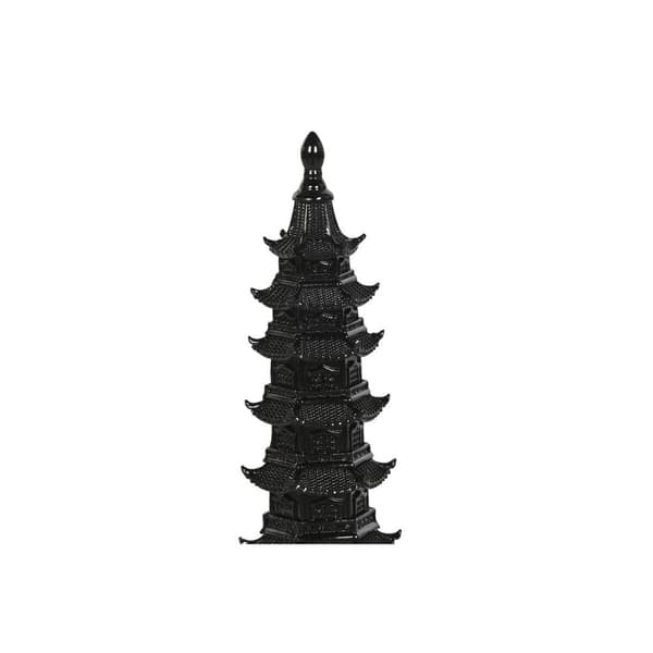 Dekorativ figur Home ESPRIT Sort Orientalsk 9 x 9 x 41 cm