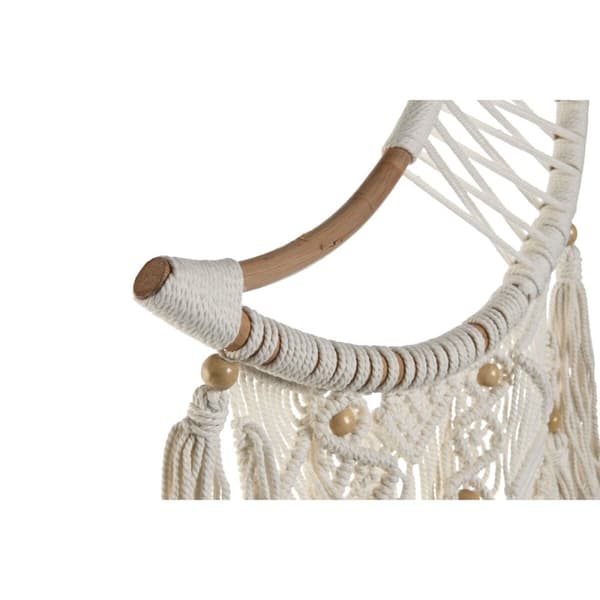 Riippuva koriste Home ESPRIT Kerma Luonnollinen Boho Makramee (2 osaa)
