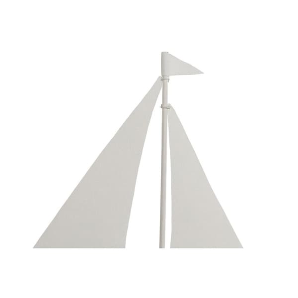 Koristehahmo Home ESPRIT Valkoinen Luonnollinen Kynttiläkone Seilori Vanhahtava viimeistely 54 x 15 x 61,5 cm