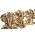 Miniatyrbild 2 av 3: Prydnadsfigur Home ESPRIT Gyllene Elefant 13 x 12 x 14 cm (3 antal)