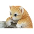 Miniatyrbild 3 av 3: Prydnadsfigur Home ESPRIT Vit Brun Grå Orange djur 9 x 9 x 15,5 cm (3 antal)