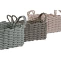 Pikkukuva 2 / 4: Korisetti Home ESPRIT Vihreä Beige Pinkki Köysi (3 Kappaletta) (3 osaa)