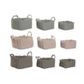 Pikkukuva 1 / 4: Korisetti Home ESPRIT Vihreä Beige Pinkki Köysi (3 Kappaletta) (3 osaa)