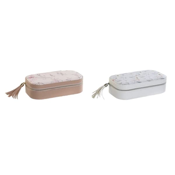 Korurasia DKD Home Decor Sininen Harmaa Kameli Vaaleanpunainen Polyuretaani Peili 18,5 x 10 x 5 cm (2 osaa)