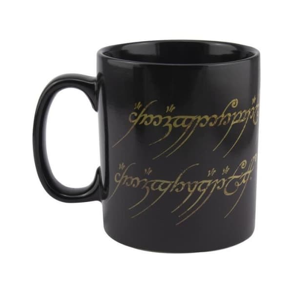 Sagan om ringen extra stor 550 ml värmeväxlingsmugg för hobbitfans- USED