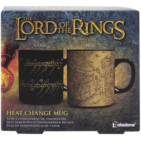 Sagan om ringen extra stor 550 ml värmeväxlingsmugg för hobbitfans- USED