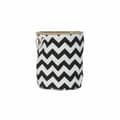 Miniatyrbillede 1 af 2: Kurv DKD Home Decor Hvid Sort Jute Zigzag Moderne 38 x 38 x 45 cm