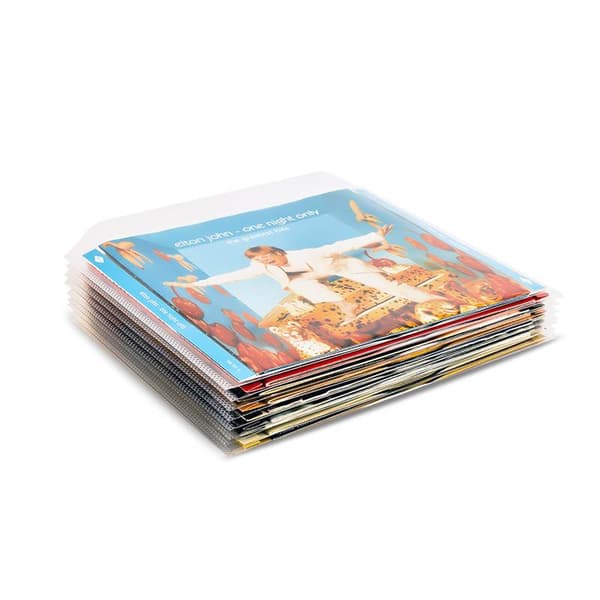 CD lomme til CD opbevaring med lukke flap - 100 stk.