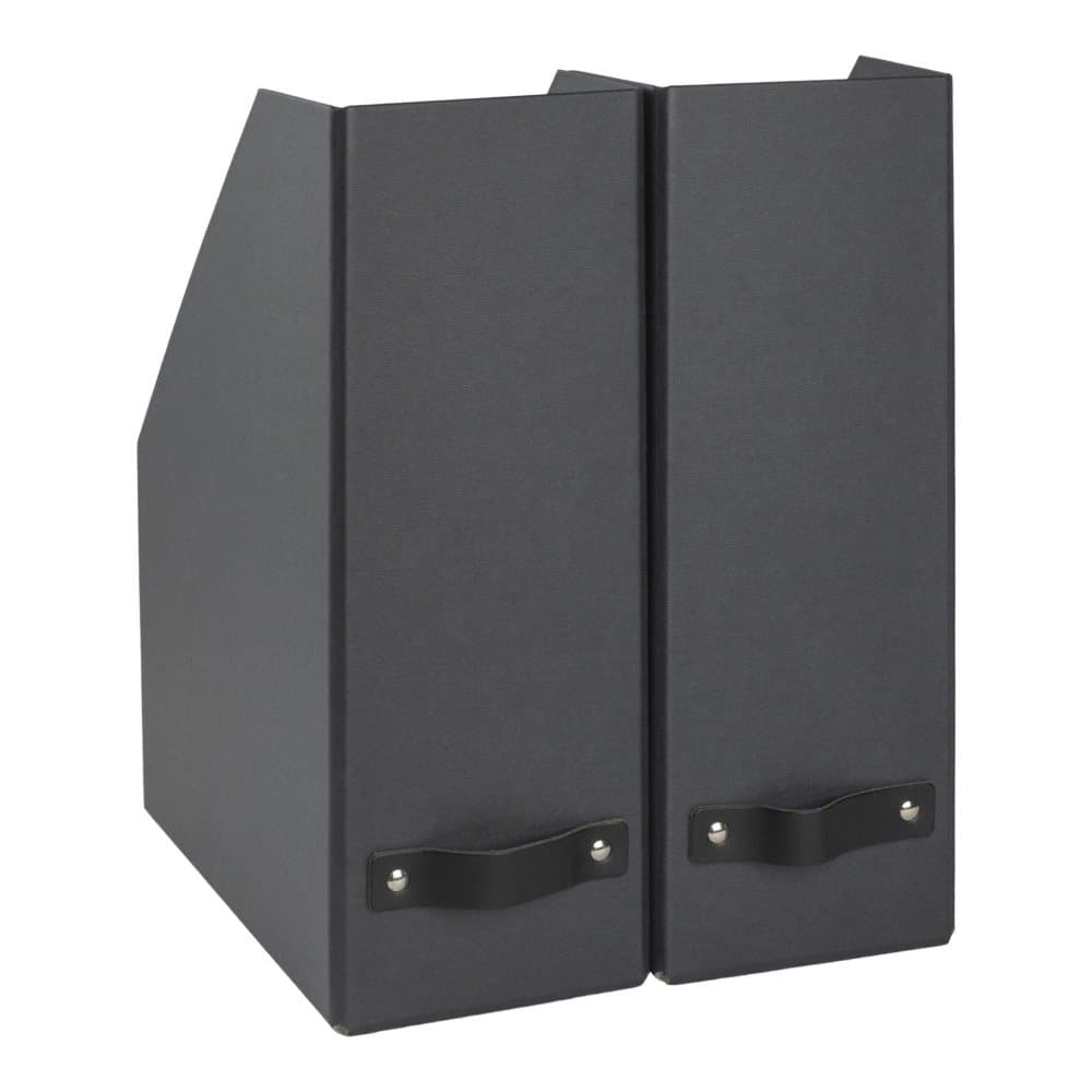 Bigso Tidskriftssamlare 2-pack William Svart