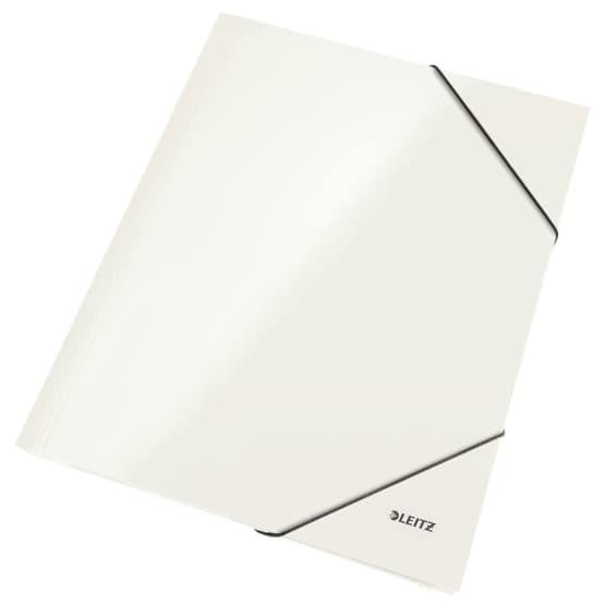 3-klaff Snoddmapp WOW kartong A4 Vit Leitz