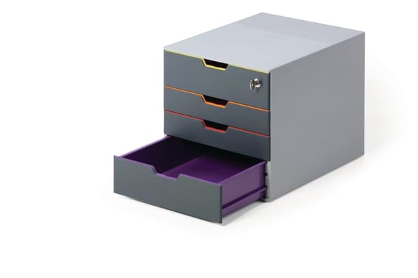 Blankettbox DURABLE Varicolor 4 Safe grå