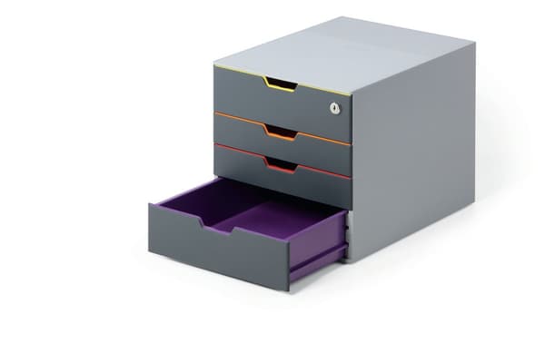 Blankettbox DURABLE Varicolor 4 Safe grå