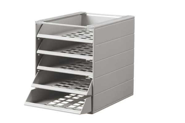 Blankettbox Idealbox Basic 5-fack grå