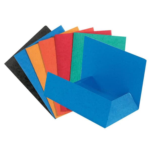 Mapp EXACOMPTA 3-klaff 400g A4 sort 50st