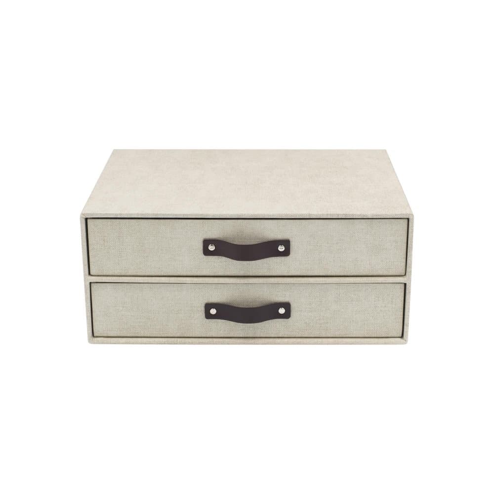 Skrivbordsbyrå kart. m. läderhand. linne