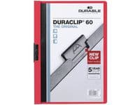 Klämmapp Duraclip 2209 A4 6mm svart 25st