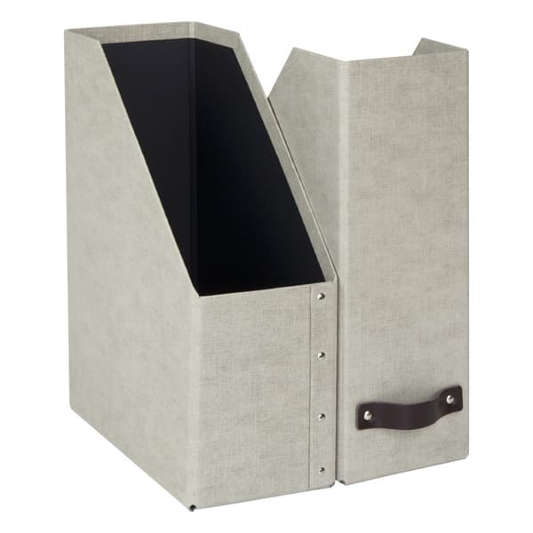 Tidsskriftssamlare William Linen 2-pack Bigso Box of Sweden