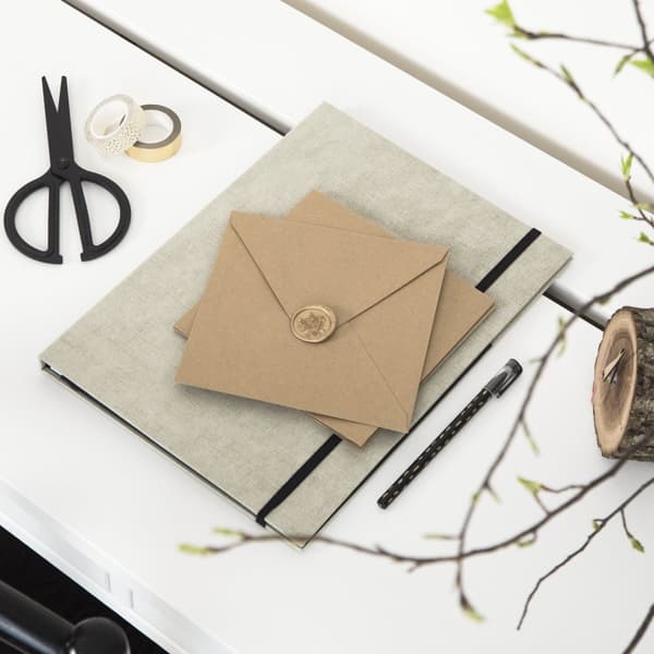 Mapp Paulina A4 Linen Bigso Box of Sweden