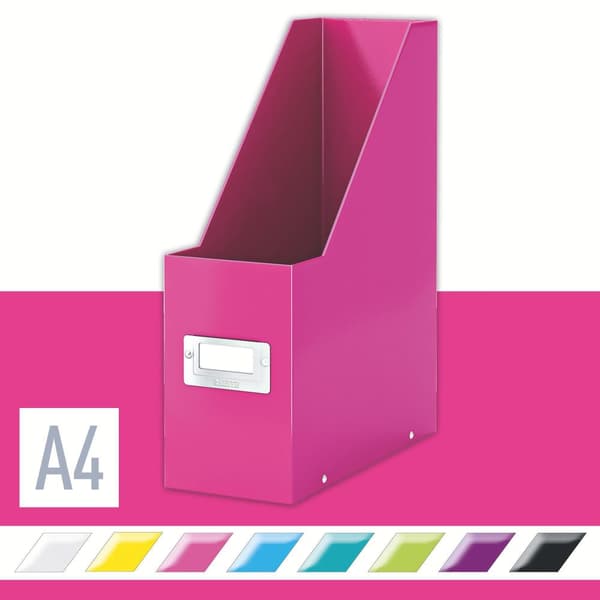 Tidskriftssamlare ClicknStore A4 cerise