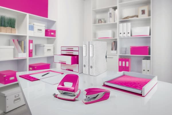 Tidskriftssamlare ClicknStore A4 cerise