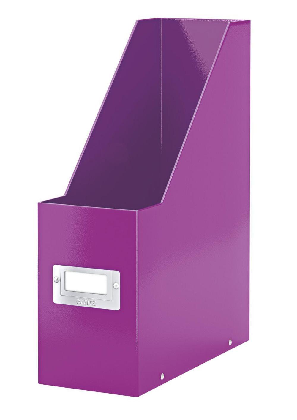 Tidskriftssamlare ClicknStore A4 lila