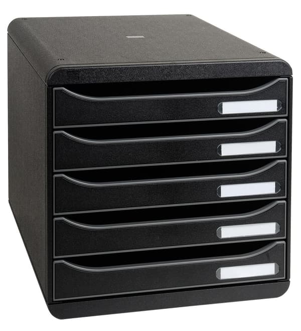 Blankettbox BIGBOX PLUS 5 lådor svart