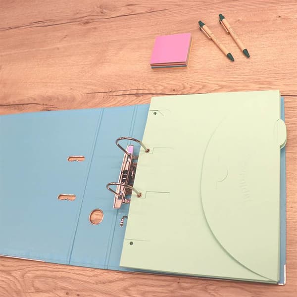 A4 Smartfolders - 6 mappar i olika färger - GLOSSY VERSION
